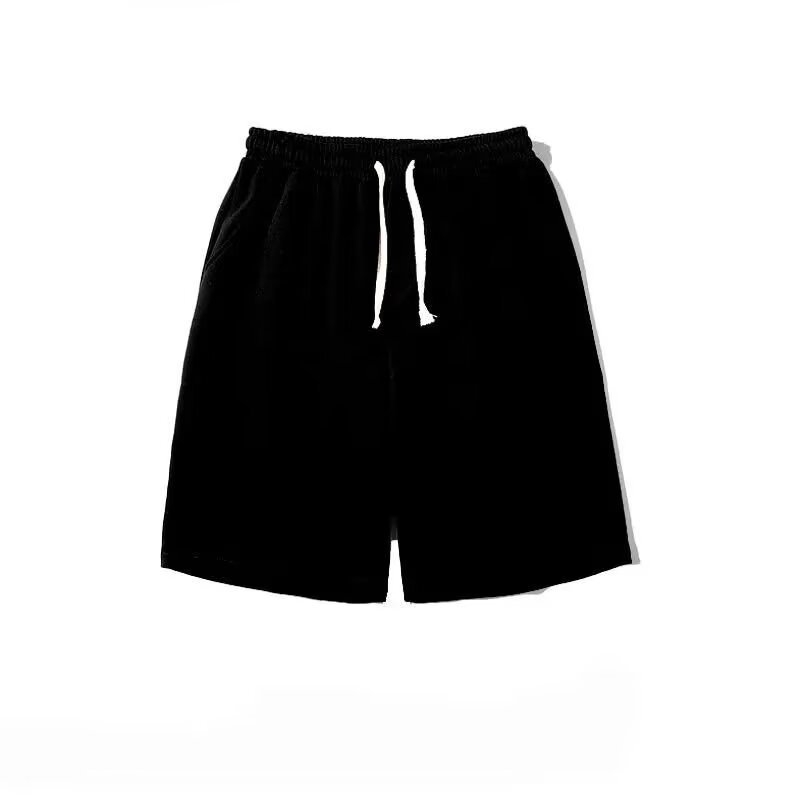 Ötpontos rövidnadrág férfi 2024 nyári divat vadonatúj férfi ötpontos nadrág fűzős ötpontos nadrág laza lezser rövidnadrág férfi