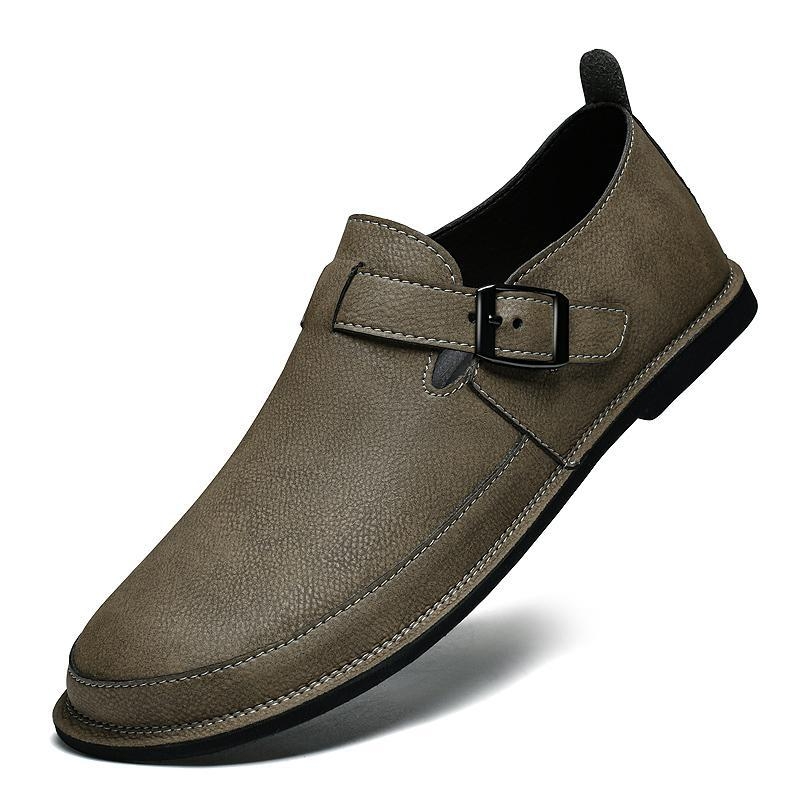 2024. gada vasaras moderni kāju mokasīni, lielizmēra, pupiņu tipa apavi, iešļūcenes, ikdienas ādas apavi, ādas apavi vīriešiem, personības apavi