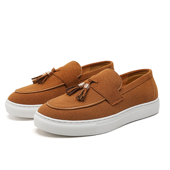 Pantofi de damă pentru bărbați, stil britanic, cu ciucuri, mărime plus, pantofi casual din piele, la modă, stil britanic, mocasini de afaceri, pantofi din piele cu ciucuri, transfrontalieri, mărime mare