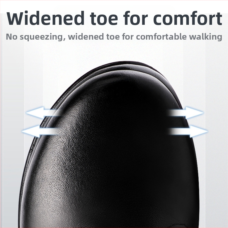 Mäkká kožená platforma s okrúhlou hlavou, hrubá spodná časť, nepremokavá platforma, jednovrstvová obuv, dámske veľké protišmykové pohodlné topánky na kline pre stredného a staršieho veku pre mamičky