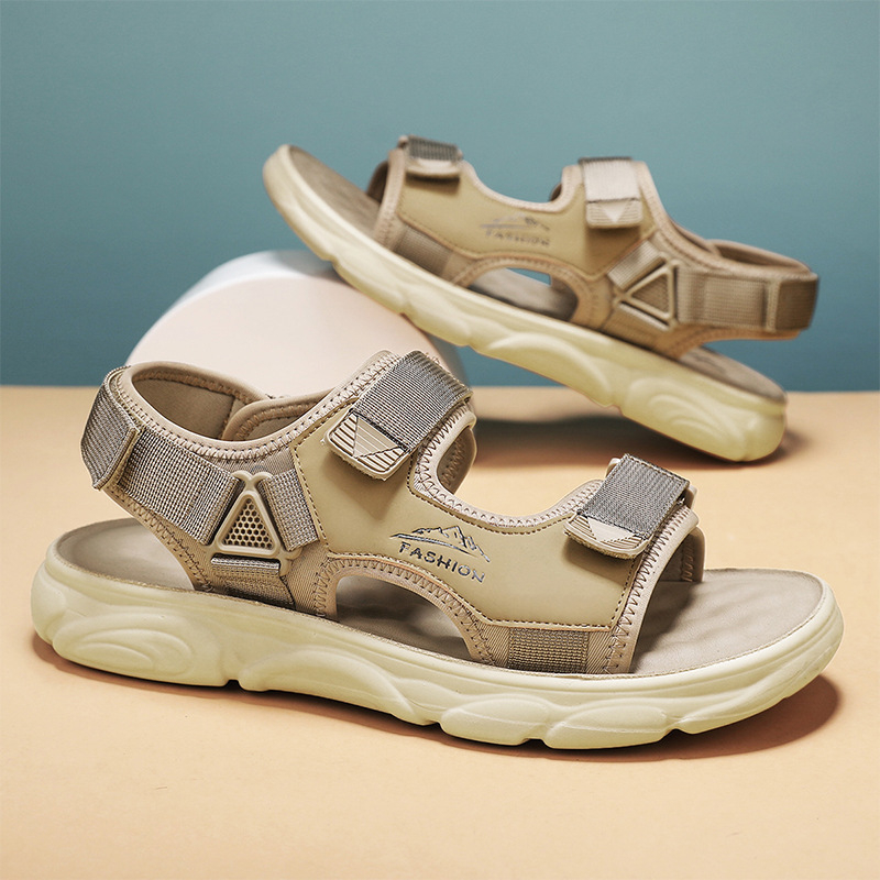 Szandálok Férfi 2024 Új Nyári Külső Ruházat Csúszásmentes Férfi Munka Vezetői Trendi Minden Mérkőzés Sport Vietnámi Strandcipő