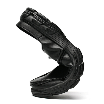 Muške kožne cipele s polukliznim podplatom, moderne muške cipele bez pete, ležerne papuče za opuštanje, prozračne cipele s kapom u korejskom stilu, sandale s poluštiklima