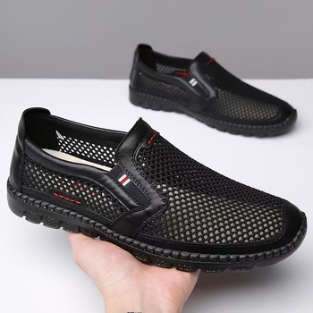 Kevad- ja sügisesed vanad Pekingi riidest kingad meeste korterid pehme tallaga libisemiskindlad keskealistele ja eakatele meestele mõeldud kingad vabaaja spordijalatsid suured kärbsega kootud kingad