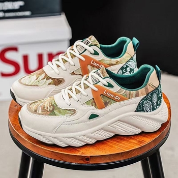 Νέα ανοιξιάτικα ανδρικά παπούτσια Torre Shoes, νέα αθλητικά παπούτσια για τρέξιμο με χοντρή σόλα, casual, ψηλοκάβαλα, αντιολισθητικά, ανδρικά παπούτσια για εφήβους