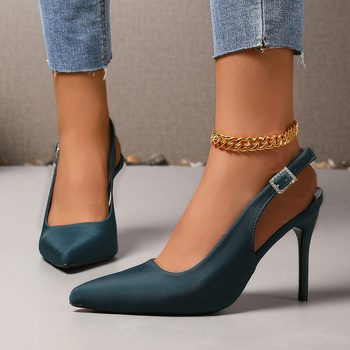 Δημοφιλή Νέα Καλοκαιρινά Σανδάλια με Ψηλοτάκουνα, Γυναικεία Λεοπάρ Ψηλοτάκουνα, Κομψά Γυναικεία Σανδάλια με Λεπτό Τακούνι και Τακούνι