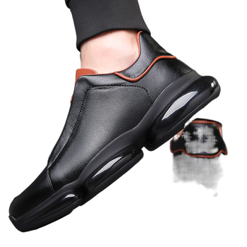 Δερμάτινα Παπούτσια Ανδρικά Επαγγελματικά Παπούτσια Ανδρικά Παπούτσια με μαλακή σόλα Ανδρικά παπούτσια μέσης ηλικίας με χοντρή σόλα και ψηλή σόλα Άνοιξη και Φθινόπωρο Αναπνεόμενα Παπούτσια για Άνδρες