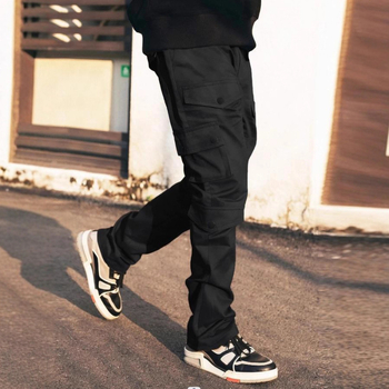 2025 tavaszi és őszi férfi laza selyem pamut lélegző hétköznapi munkaruha többzsebes nadrág, független állomás, Amazon