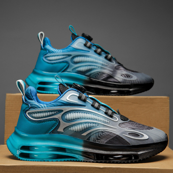 Forgópatronos férfi cipők nyári lélegző junior középiskolás diák popcorn mintás talppal futó ütéscsillapítás hétköznapi hálós sporttrend cipők