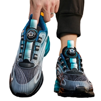 Forgópatronos férfi cipők nyári lélegző junior középiskolás diák popcorn mintás talppal futó ütéscsillapítás hétköznapi hálós sporttrend cipők