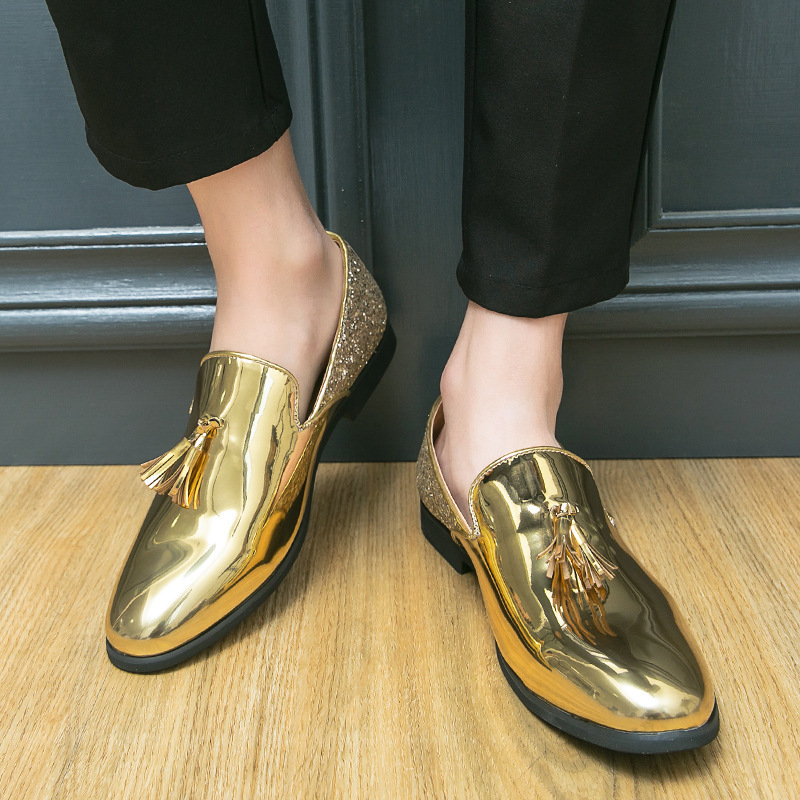 Vyriški, plius dydžio, žemo viršutinio dydžio, jaunimo, blizgučiais dekoruoti, odiniai bateliai, „Four Seasons“ madingi, lapiniai bateliai, retro stiliaus, laisvalaikio bateliai.