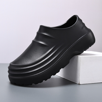 Sodo bateliai 2025 m. pavasario ir vasaros nauji paplūdimio Baotou šlepetės, atsparios dilimui, didinančios aukštį, EVA, neslystančios, universalios virėjo basutės