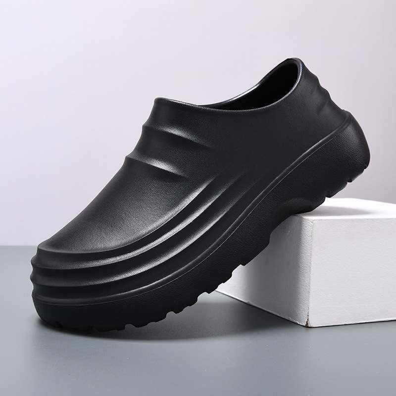 Sodo bateliai 2025 m. pavasario ir vasaros nauji paplūdimio Baotou šlepetės, atsparios dilimui, didinančios aukštį, EVA, neslystančios, universalios virėjo basutės