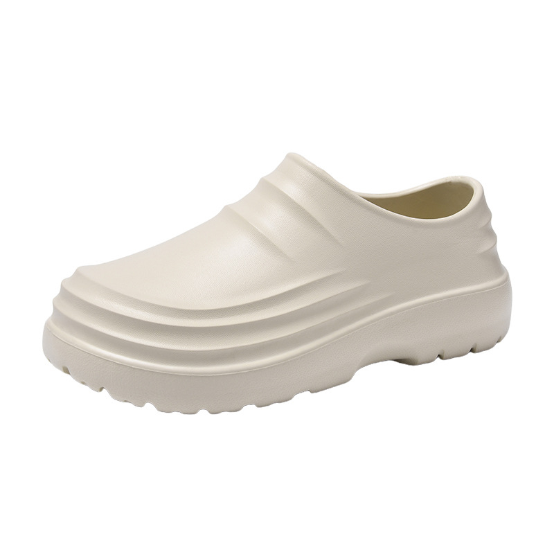 Sodo bateliai 2025 m. pavasario ir vasaros nauji paplūdimio Baotou šlepetės, atsparios dilimui, didinančios aukštį, EVA, neslystančios, universalios virėjo basutės