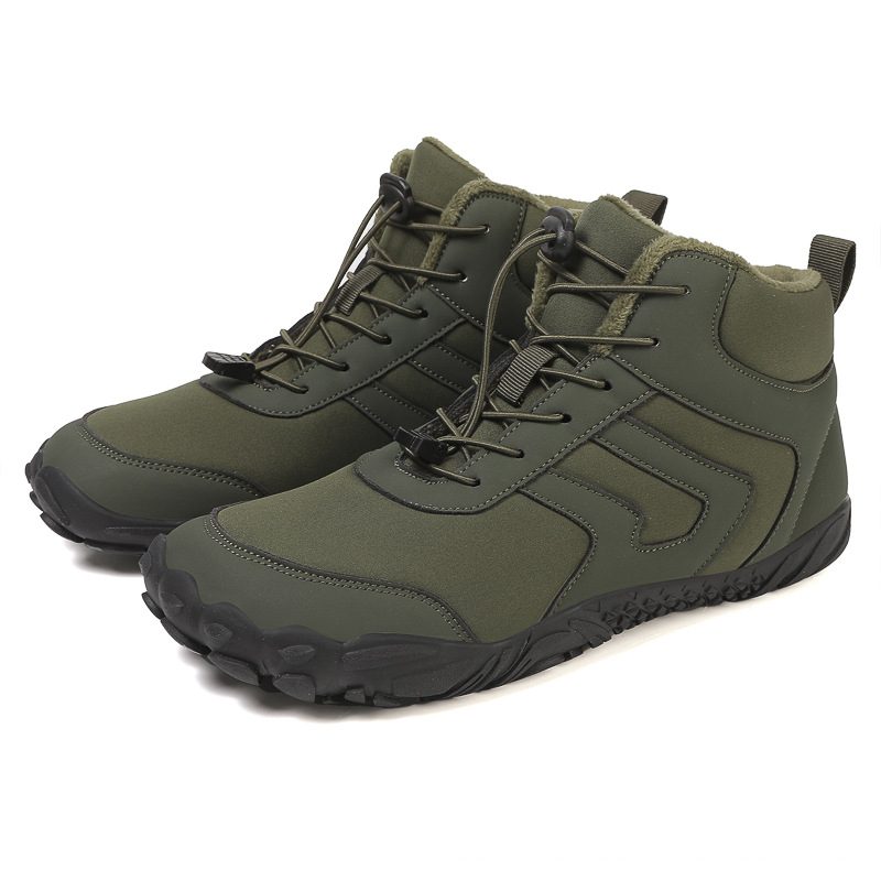 Pantofi de drumeție de iarnă pentru bărbați și femei, impermeabili, transfrontalieri, cizme de zăpadă groase, căptușite cu fleece, confortabile și calde