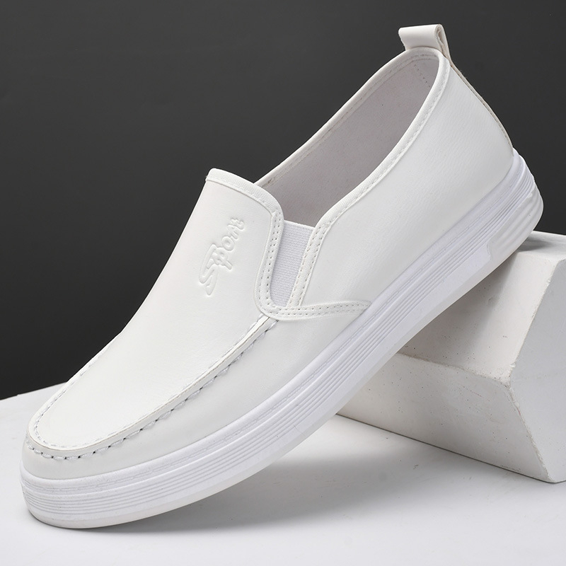 Slaugytojų batai vyrams, balti, plokščiapadžiai, neslystantys, laisvalaikio batai, patogūs, lengvi, kvėpuojantys, nepavargusioms pėdoms, ligoninės medicininiai darbo batai vyrams