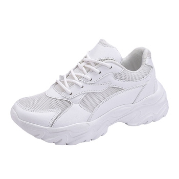 Ежедневни спортни обувки за бягане за мъже 2023 Лято Нови дишащи обувки Двойка спортни ежедневни дебели бели обувки за жени