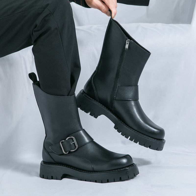 38-45 uued Martini saapad 2025. aasta sügis mitmekülgsed moodsed meeste Chelsea saapad paksu tallaga meeste kingad hulgimüügist väliskaubandusele