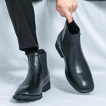 Piiriülesed pluss-suuruses Chelsea meeste kingad 38-46 Amazon AliExpressi Xiyini kõrged nahkkingad välismaal kuum müük
