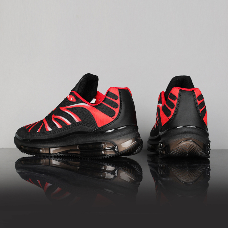 2024 m. nauji pavasario ir rudens plius dydžio vyriški batai, kvėpuojantys, tinklelio sportiniai, vėjui atsparūs, storo padu, padidinto dydžio gatvės mados bėgimo bateliai