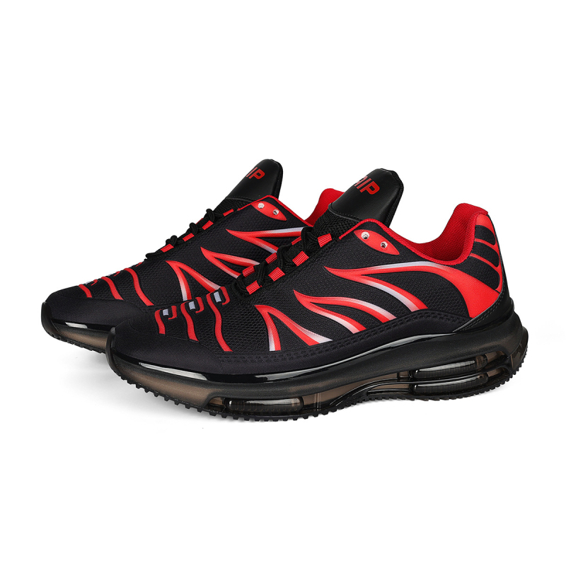 2024 m. nauji pavasario ir rudens plius dydžio vyriški batai, kvėpuojantys, tinklelio sportiniai, vėjui atsparūs, storo padu, padidinto dydžio gatvės mados bėgimo bateliai