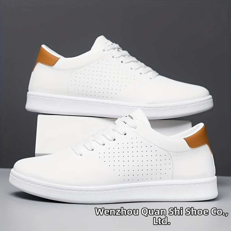 Cezhraničný zahraničný obchod Veľké pánske módne priedušné nízke skateboardové topánky, pohodlné protišmykové ležérne športové topánky s čipkou