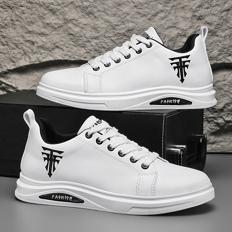 Proljetne i ljetne nove bijele cipele Univerzalne cipele za boarding Nove moderne muške cipele za studente većih veličina Lagane sportske ležerne cipele