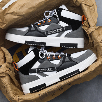 Vīriešu augstpapēžu kurpes 2023. gada ziemas, jauna stila, daudzpusīgas, ikdienas, plakanas kedas, jauniešu ādas sporta, neslīdošas, augstumu palielinošas, modernas kurpes