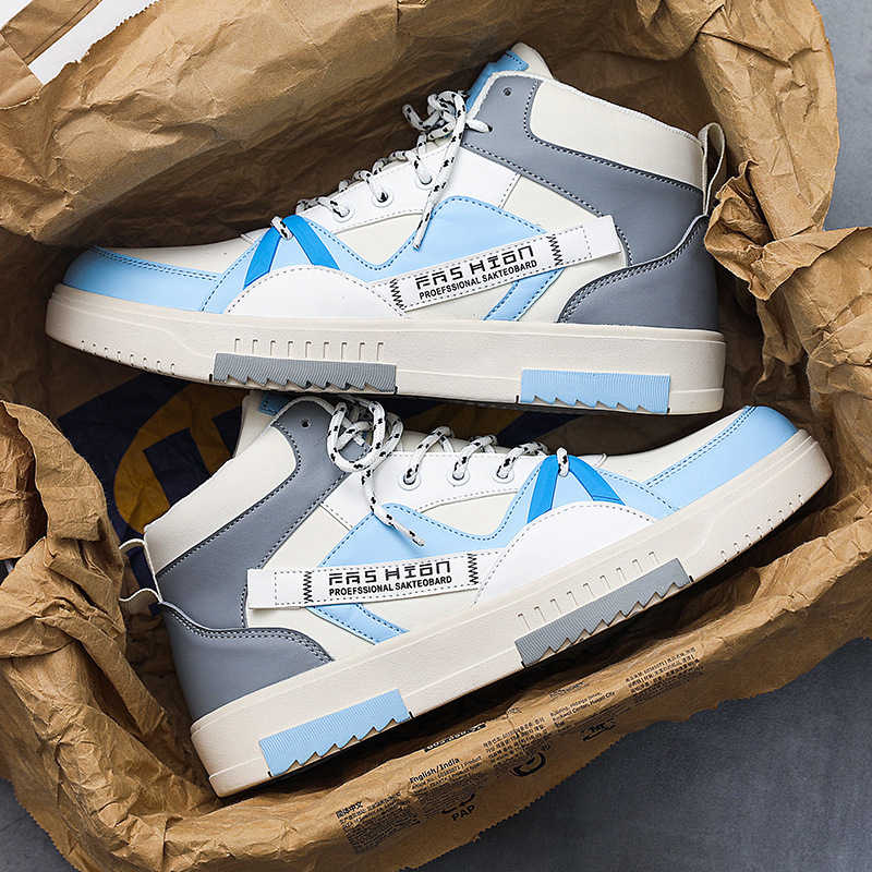 Vīriešu augstpapēžu kurpes 2023. gada ziemas, jauna stila, daudzpusīgas, ikdienas, plakanas kedas, jauniešu ādas sporta, neslīdošas, augstumu palielinošas, modernas kurpes