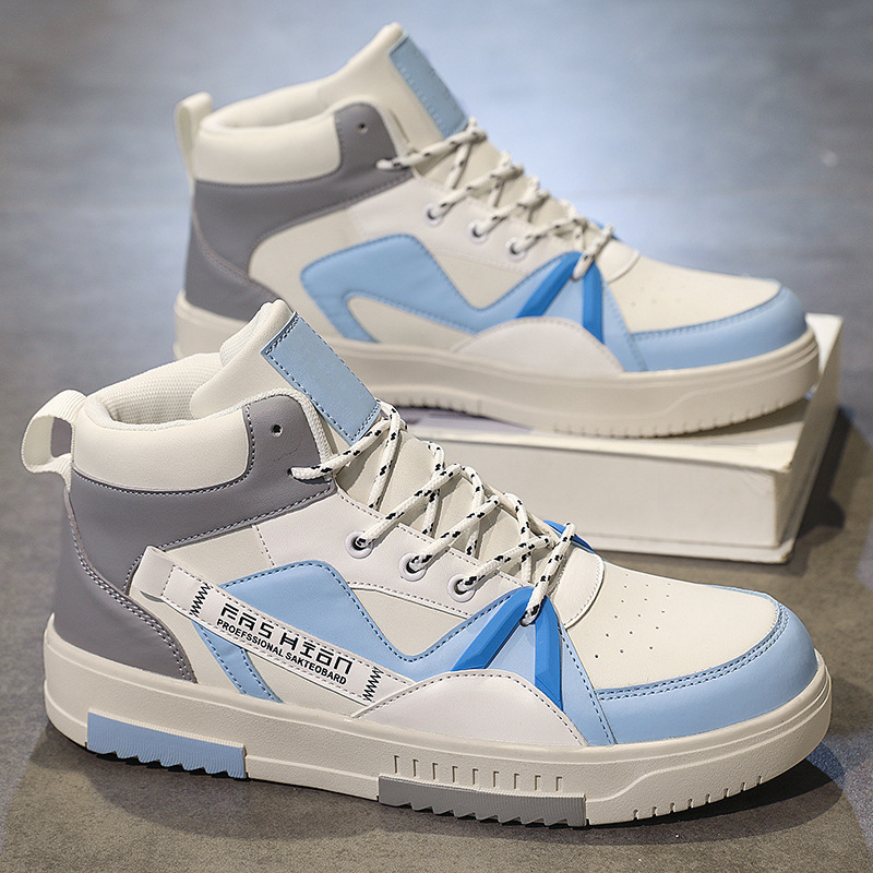 Vīriešu augstpapēžu kurpes 2023. gada ziemas, jauna stila, daudzpusīgas, ikdienas, plakanas kedas, jauniešu ādas sporta, neslīdošas, augstumu palielinošas, modernas kurpes
