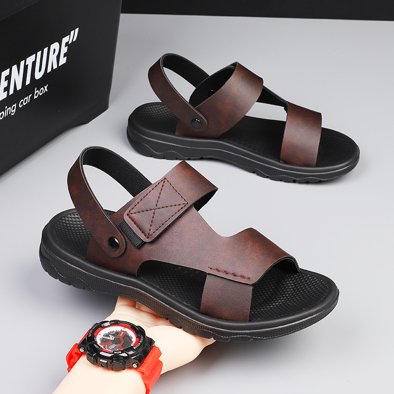 Határokon átnyúló robbanások Nyári plus size szandálok Férfi vezetési ruházat Csúszásgátló dezodor Könnyű kétirányú papucsok Férfi strandcipők