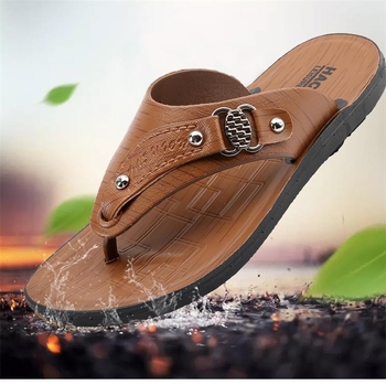 Șlapi de vară pentru bărbați tineri, papuci la modă pentru casă și exterior, sandale tip tanga, pantofi de vad, pantofi de râu, pantofi de plajă