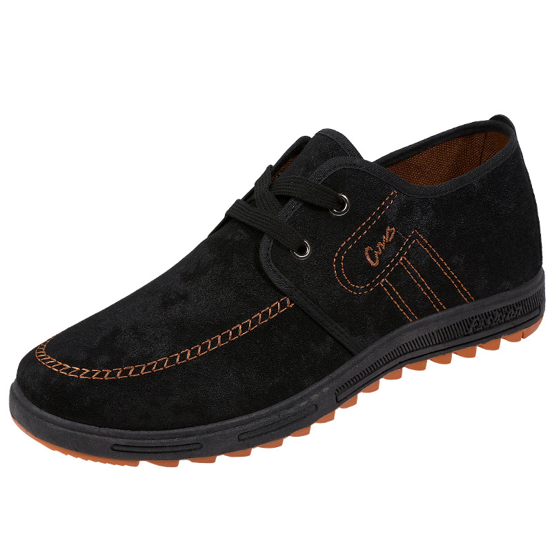 Vecie Pekinas auduma apavi vīriešu pavasara elpojoši mīksti apakšdaļas ikdienas cīpslu apakšdaļas tēta apavi pusmūža un vecāka gadagājuma cilvēkiem ar neslīdošiem, uzvelkamiem sieta apaviem