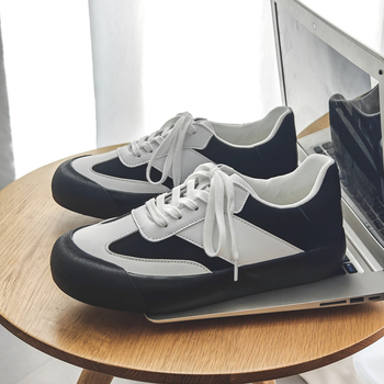 Νέα παπούτσια από δέρμα μικροϊνών για άνδρες και γυναίκες, άνοιξη και φθινόπωρο 2024, ευέλικτα, μοντέρνα λευκά παπούτσια, αθλητικά παπούτσια για φοιτητές, διαφανή