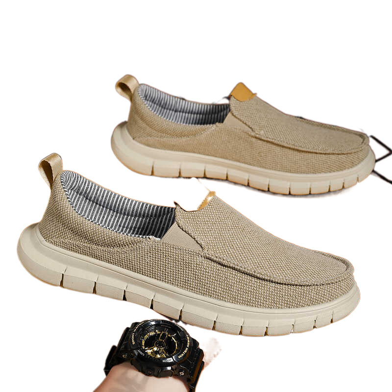 Muške cipele srednje i starije dobi, jesenske široke platnene cipele s debelim stopalima, broj 45, pedala 46, mekano dno, kod 47, ležerne platnene cipele s laganim dnom