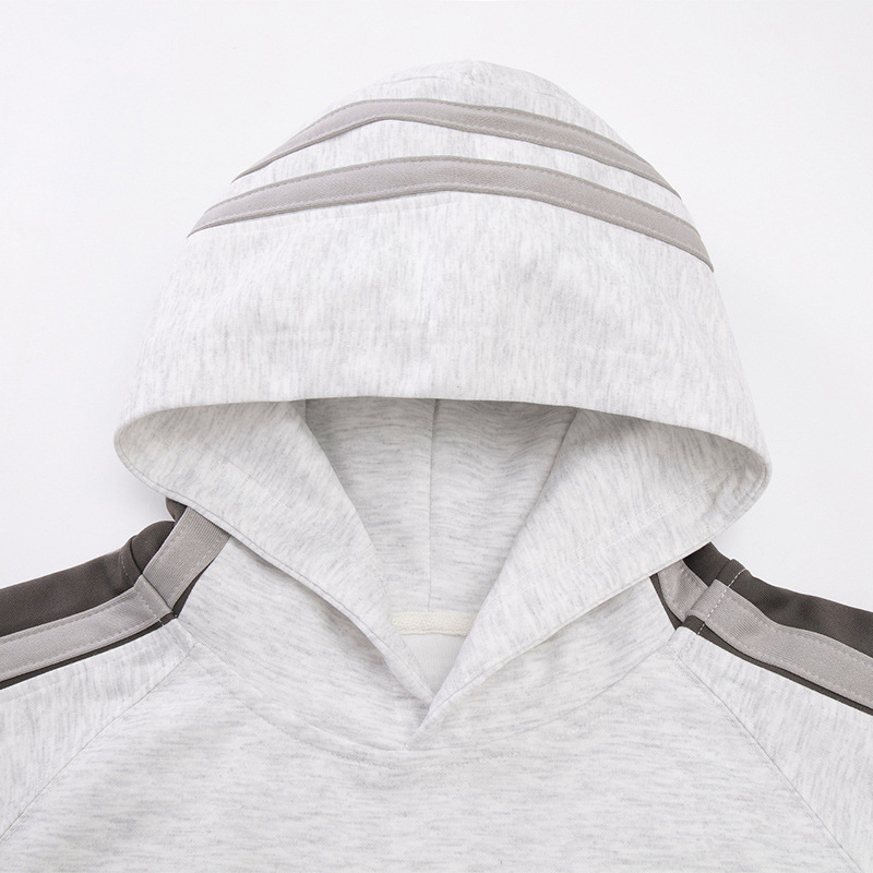 2024 m. naujas rudens ir žiemos dryžuotas vyriškas ir moteriškas laisvalaikio sportinis megztinis su gobtuvu, laisvas, madingas poros megztinis su gobtuvu