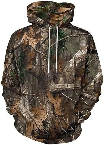 2024 Amazon új KAFFUL férfi klasszikus vadászati álcázó pulóver, polár