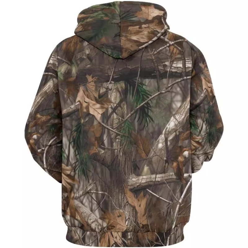 2024 Amazon új KAFFUL férfi klasszikus vadászati álcázó pulóver, polár