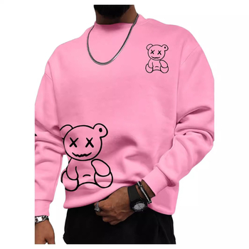 Модна есенно-зимна нова блуза с кръгло деколте, свободна, за двойки от Amazon за 2024 г.