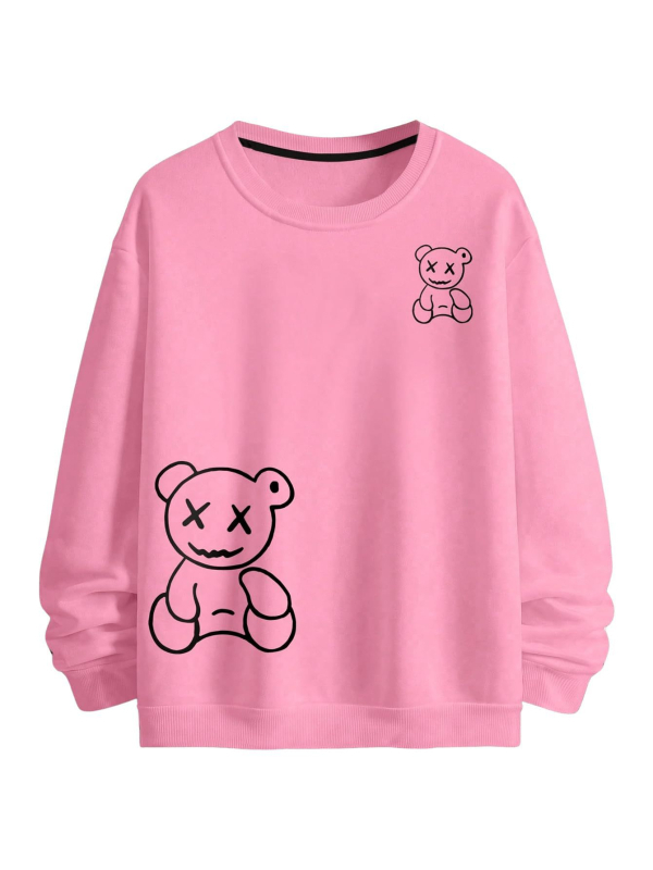 2024-es divatos őszi és téli Amazon Temu Független Állomás Pároknak szóló, népszerű, kerek nyakú, laza, hétköznapi pulóver