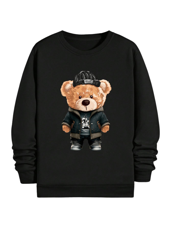 2024-es divatos őszi és téli Amazon Temu Független Állomás Pároknak szóló, népszerű, kerek nyakú, laza, hétköznapi pulóver