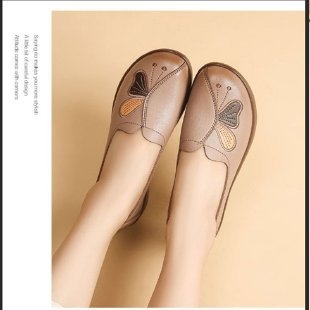 Kõikvõimalikud mugavad mood vabaaja emakingad 2024. aasta kevad- ja sügisplahvatused keskealiste nahast naiste tossud madala suuga kingad