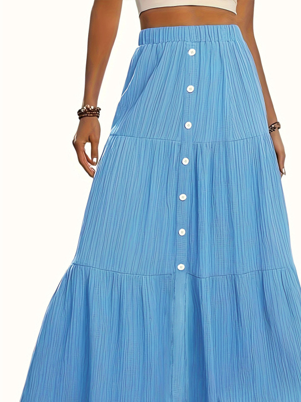 Európai és amerikai határokon átnyúló 2025 tavaszi és őszi új külkereskedelmi női ruházat Amazon patchwork hosszú szoknya félszoknya patchwork mintával