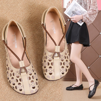 Γυναικεία Παπούτσια Croc, Καλοκαιρινά Παντελόνια, Άνοιξη και Καλοκαίρι 2022, Νέα Σανδάλια με Φλατ Τακούνι, Γυναικεία Παπούτσια Baotou, Ρετρό, Έθνικ Στυλ, Χειροποίητα Μονόινα Παπούτσια
