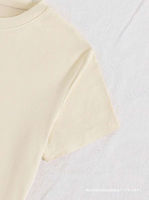 Διασυνοριακός Ευρωπαϊκός Κώδικας Ανεξάρτητος Σταθμός INAWLY Casual Μπλούζα με Κοντομάνικο και Καρδιά