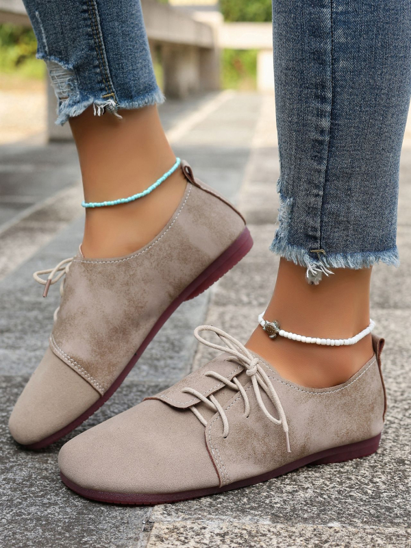 2025 διασυνοριακά γυναικεία παπούτσια plus size απευθείας από το εργοστάσιο, casual, ευέλικτα γυναικεία παπούτσια, χαμηλά δαντελένια παπούτσια με φασόλια