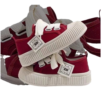 Sieviešu audekla apavi ar biezu zoli, 2024. gada jaunākie elpojošie mazie baltie apavi, mīksta zole, vieglie studentu ikdienas dēļu apavi, moderni