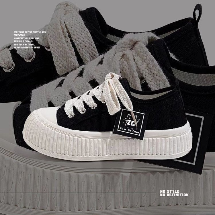 Sieviešu audekla apavi ar biezu zoli, 2024. gada jaunākie elpojošie mazie baltie apavi, mīksta zole, vieglie studentu ikdienas dēļu apavi, moderni