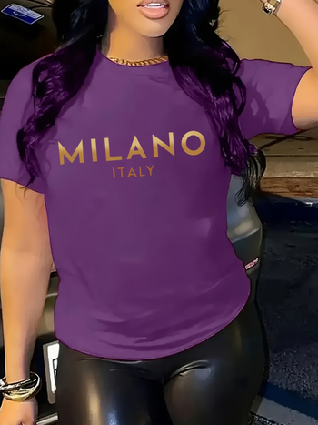 2025 Új, határokon átnyúló, női, amerikai-európai stílusú, rövid ujjú, AliExpress, garnélarák-mintás, Amazon mintás, TEMU felső