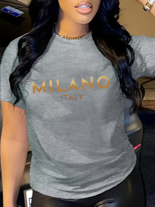 2025 Új, határokon átnyúló, női, amerikai-európai stílusú, rövid ujjú, AliExpress, garnélarák-mintás, Amazon mintás, TEMU felső