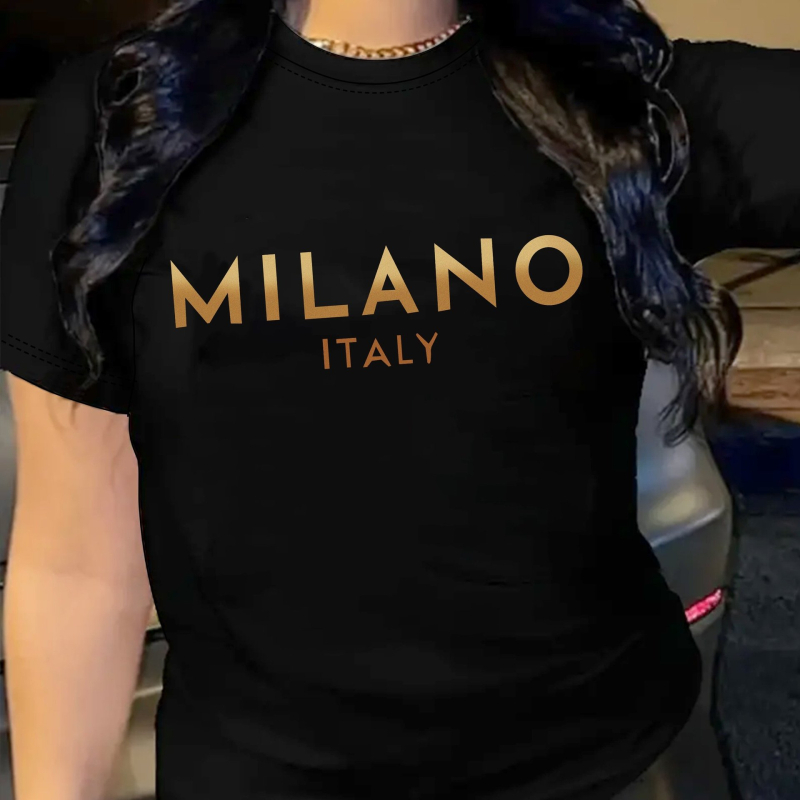 2025 Új, határokon átnyúló, női, amerikai-európai stílusú, rövid ujjú, AliExpress, garnélarák-mintás, Amazon mintás, TEMU felső